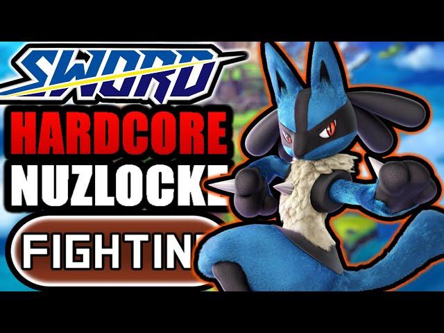 Pokémon Sword Hardcore Nuzlocke - Fighting Type Pokémon Only! (No items, No overleveling)