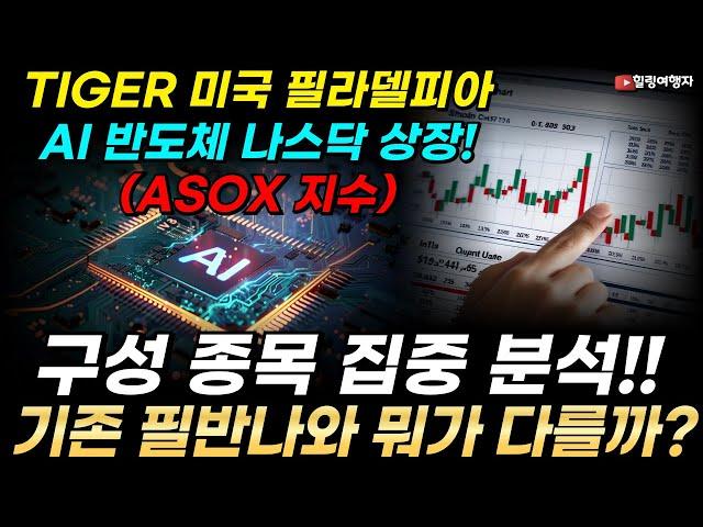 TIGER 미국 필라델피아 AI 반도체 나스닥 상장! (ASOX 지수) 기존 필반나와 어떻게 다를까? 구성 종목 집중 분석!! 아날로그 반도체에서 AI 반도체로 산업 판도가 바뀐다