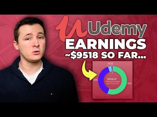 Udemy EARNINGS from Royalties from my Online Courses (up to 2020)