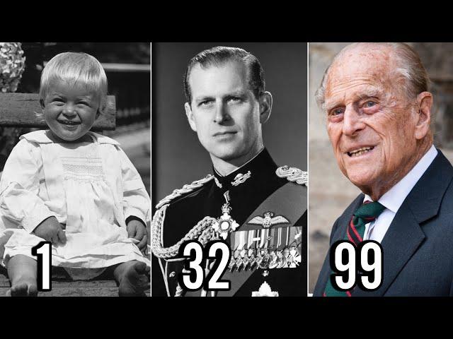 Prince Philip Transformation from 0 to 99 years old (1921 - 2021)