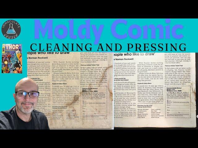 Cleaning and Pressing a moldy Thor 162