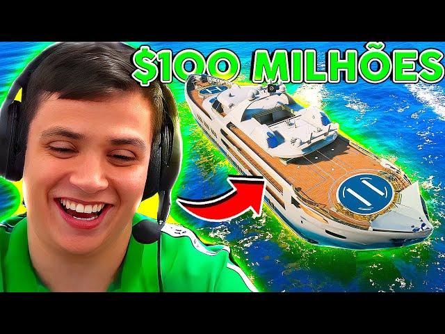 COMPREI IATE DE $100 MILHÕES no GTA RP! (Paulinho o LOKO)