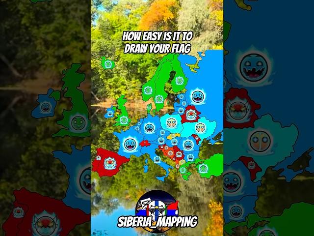 is it easy to draw your flag #europe #mapping #map #mapper #history #geographythroughmaps #geography