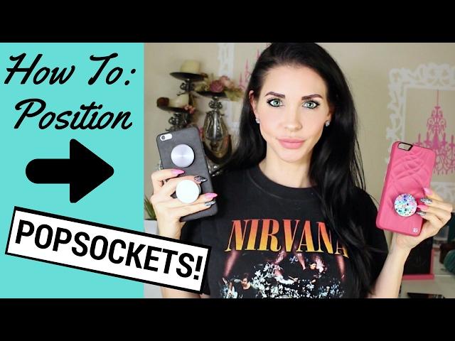 PopSockets - How To Position a PopSocket - How To Put On a PopSocket