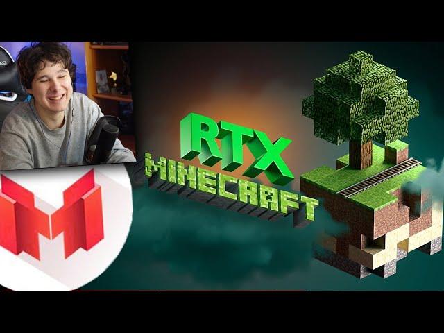 Minecraft RTX - Лучезарные приключения  - Реакция на Мармок