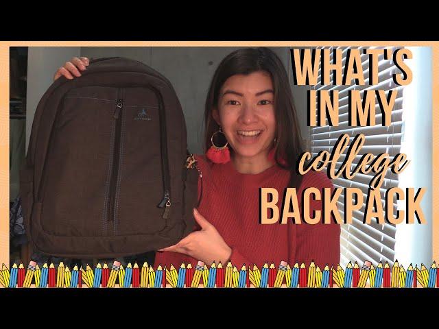 What's in my COLLEGE Backpack | UC Berkeley Spring 20