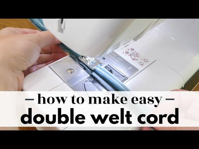 How to Make Easy Double Welt Cord for Beautiful Upholstery