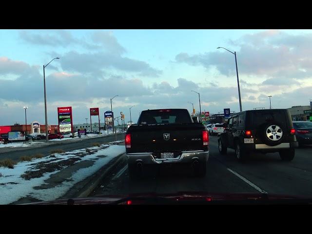 Early Evening Drive Kitchener and Cambridge Ontario