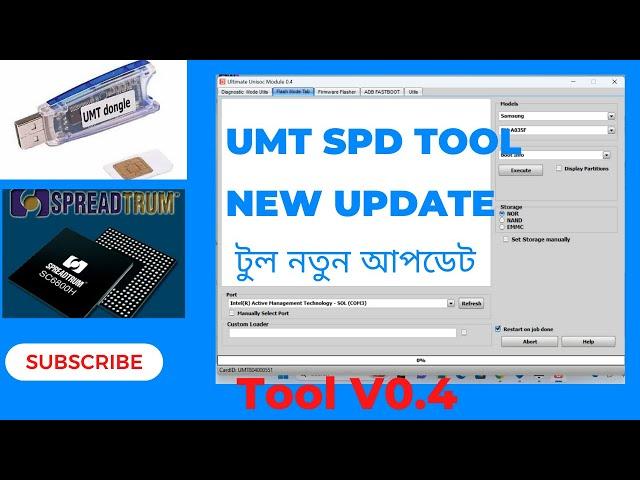 New Update Umt Spd tool Unisoc v0.4 2023