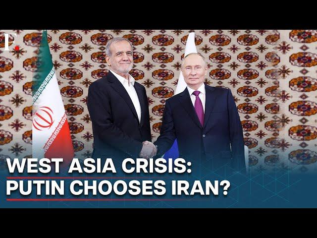 Putin Meets Iran's President Pezeshkian in Ashgabat; West Asia Crisis on Agenda