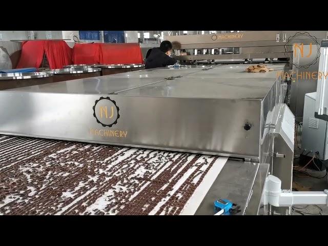 chocolate chunks depositing machine/chocolate chips/drops depositing machine-NJ Machinery