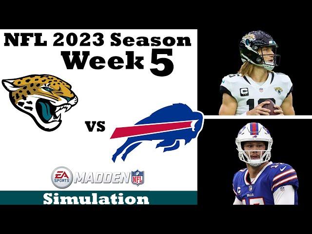 Gridiron Showdown: Madden 24 Simulation - Jaguars vs. Bills Epic Clash!