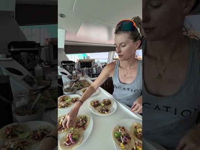 YACHT CHEF DOES IT ALL #sailing #privatechef #bahamas #belowdeck
