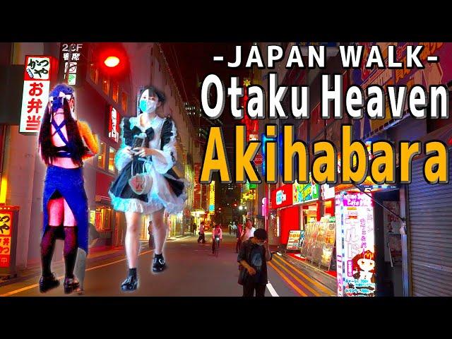 Akihabara Night Walk, Colorful Otaku Street, June 2022｜東京 秋葉原 Tokyo, Japan walk maid 4K HDR 60fps