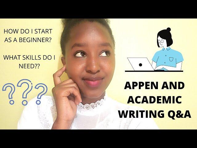 Q&A ON ACADEMIC WRITING AND APPEN...#CAREY`S THOUGHTS.