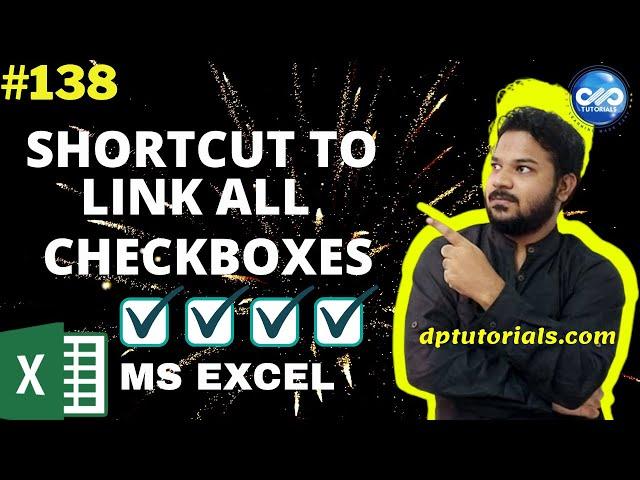 Shortcut To Link All Check Boxes To Cells With A Macro In Excel || Excel Tricks