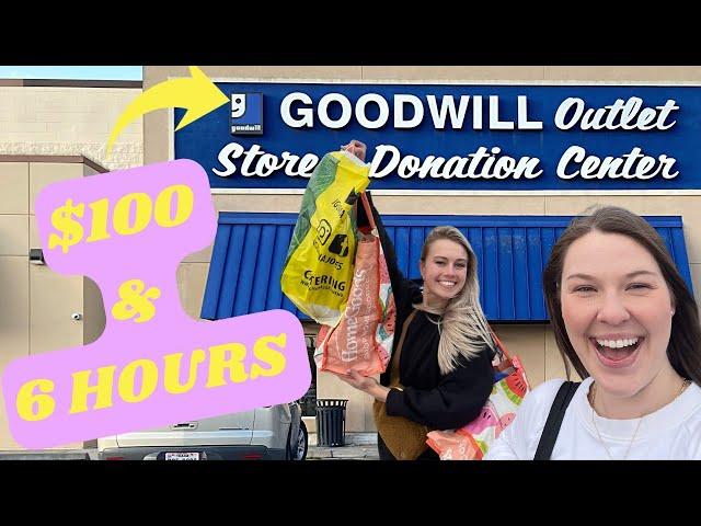 Goodwill Outlet Thrift Haul | Look What I found for $100!