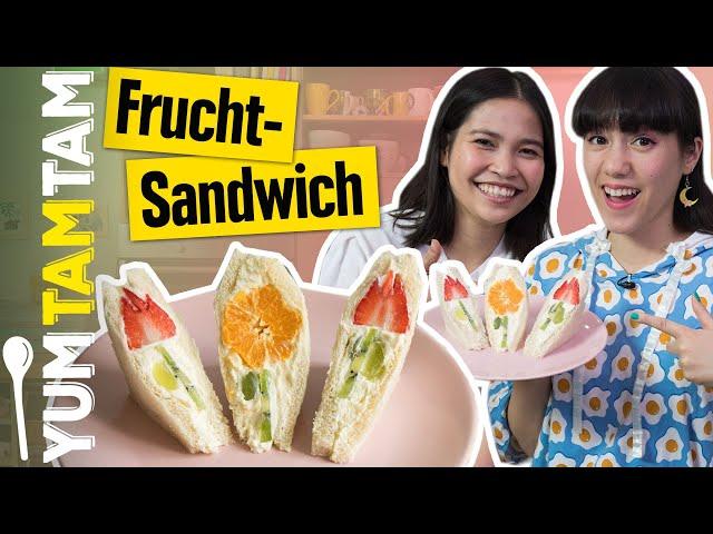 Japanische Frucht-Sandwiches // Mit Pocket Hazel // #yumtamtam