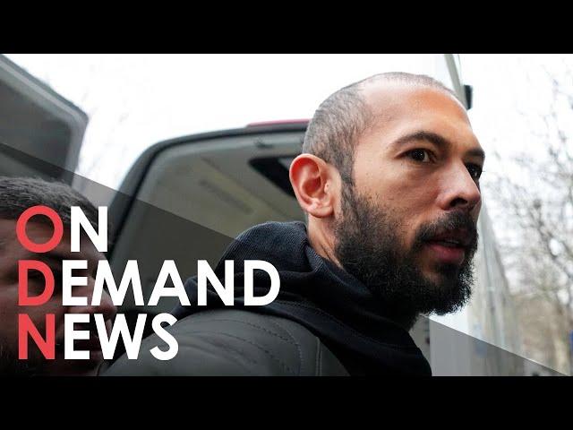 'The Matrix is Trying to FRAME ME': Handcuffed Andrew Tate Lashes Out