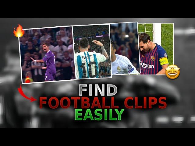 How to Find the Best Football Clips for Your Edits