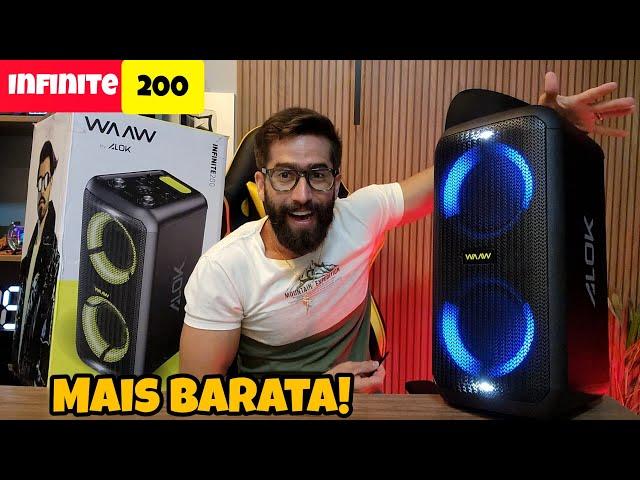 WAAW INFINITE 200 160W: Essa caixa de som TÁ VENDENDO MUITO!  (PROMOÇÃO)