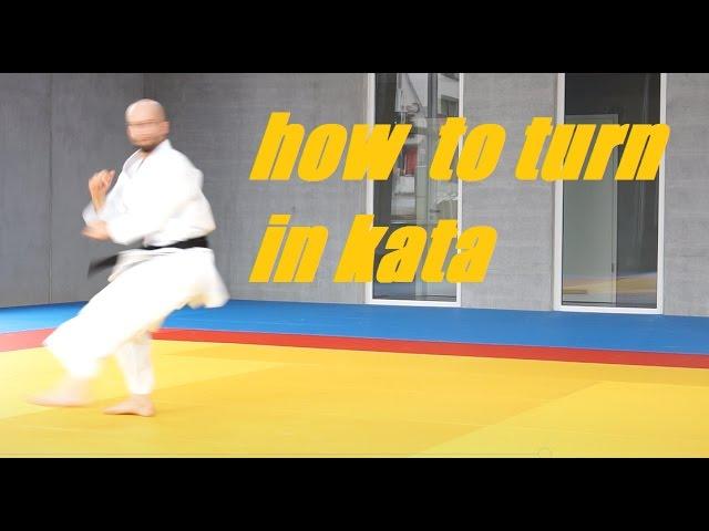 HOW TO TURN IN KATA - karate turning - TEAM KI