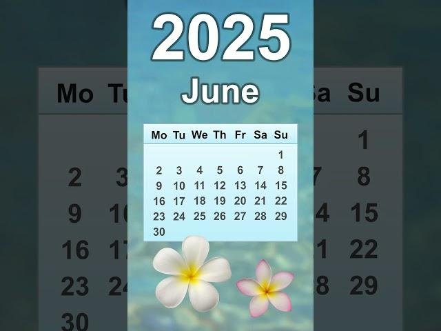 June 2025 Calendar