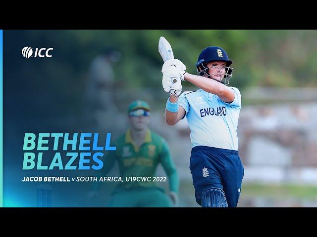 Jacob Bethell's quick-fire 88 v South Africa | U19WC 2022