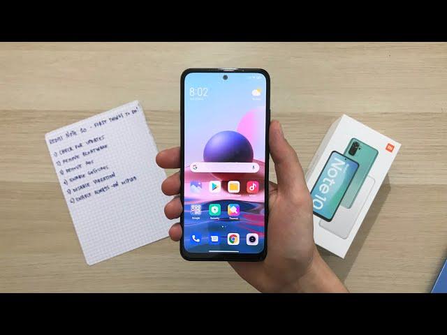 Redmi Note 10 - First Important Things To Do!