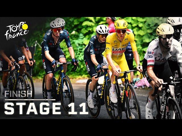 Highlights: 2024 Tour de France, Stage 11 finish | Cycling on NBC Sports