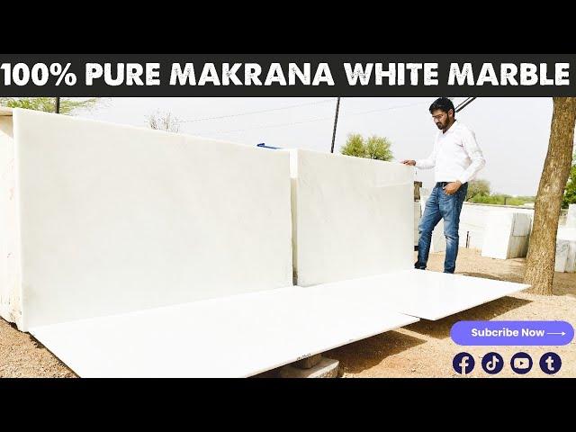 Makrana Pure White Marble,Super White Marble, 100% Pure White Marble, 9116113111