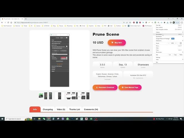 Prune Scene for 3ds Max   Remove Viruses and Optimize Your 3D Projects