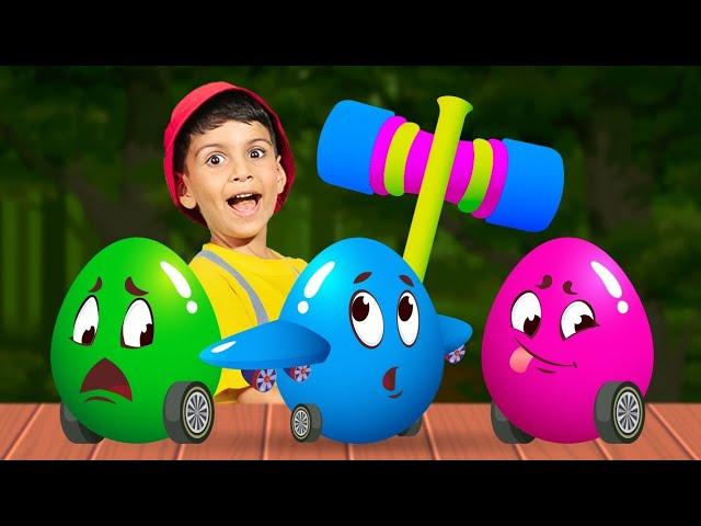 Surprise Eggs Transport Kids Songs | BabyBillion | Nursery Rhymes