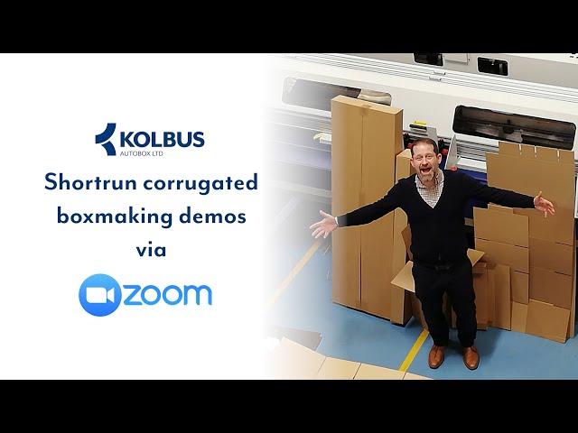 Corrugated boxmaking demos by KOLBUS AutoBox