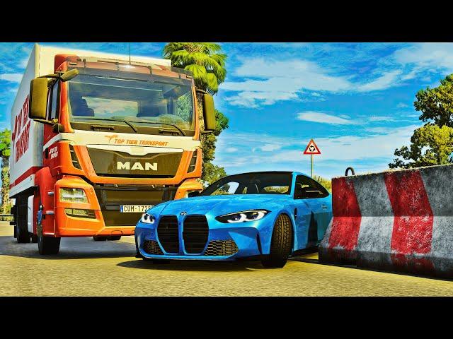 Realistic Highway Crashes #03 [BeamNG.Drive]