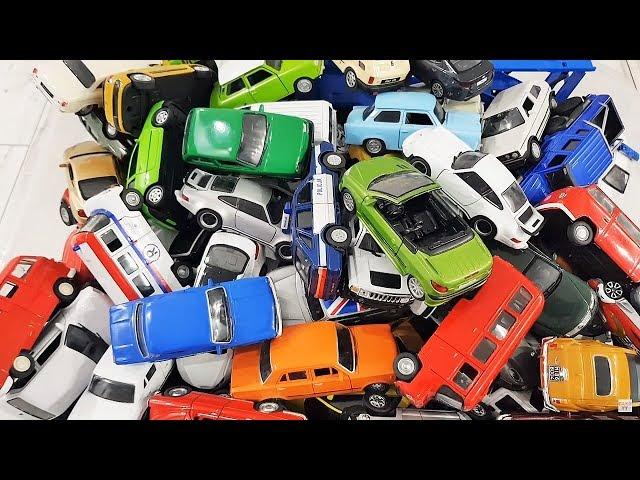 Box full of various cars model