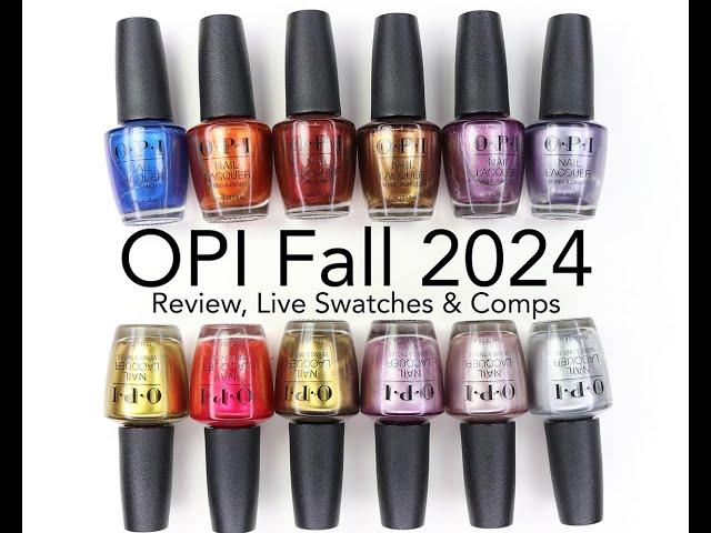 OPI Mettalic Mega Mix Fall 2024 Collection