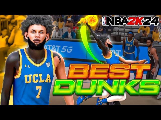 THE SECRETS OF THE DUNK METER IN NBA 2K24! BEST DUNK ANIMATIONS + DUNK METER TUTORIAL