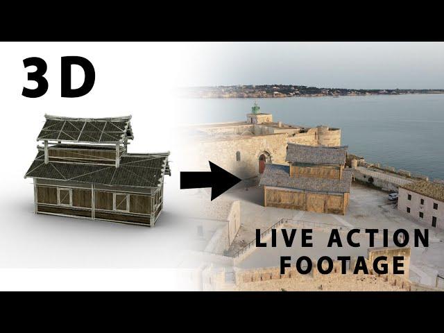 Place 3D objects to live action footage in 1,5 minute! - Cinema 4D