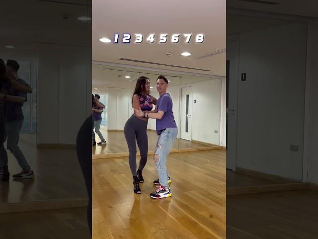 Bachata tutorial № 45 - Sergio & Daria  #bachata #bachatatutorial