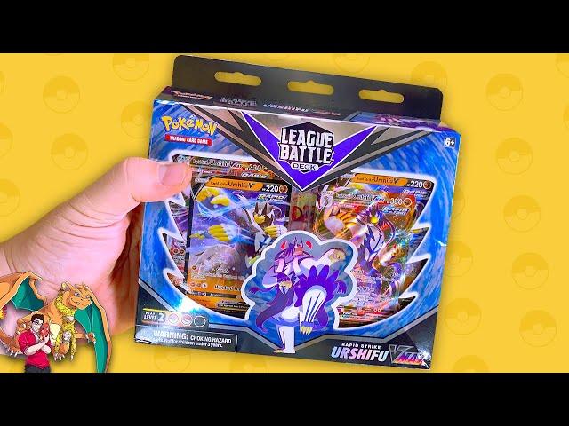 NEW! Pokemon League Battle Deck - Rapid Strike Urshifu Vmax Opening