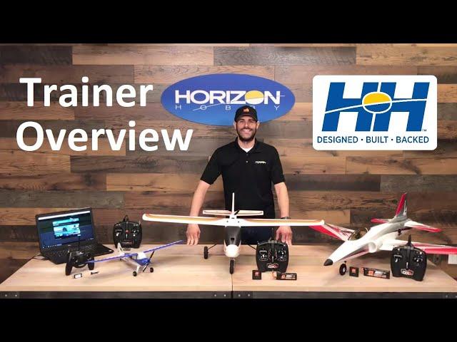 Horizon Hobby Trainer Airplane and Simulator Overview -- Learn To Fly RC Here!