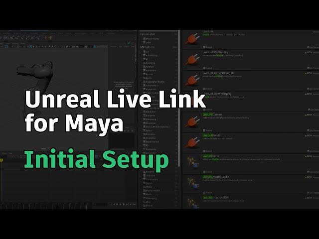 Unreal Live Link for Maya – Initial Setup