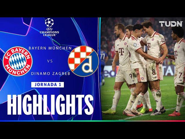 HIGHLIGHTS - Bayern München vs Dinamo Zagreb | UEFA Champions League | TUDN