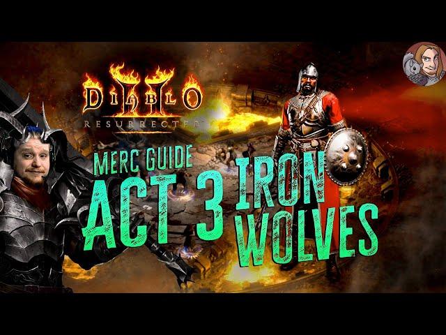 D2R Merc Guide - Act 3 Iron Wolves Merc (Fire, Lightning, & Ice)