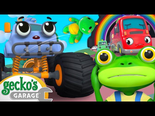 Let's Help Molly the Monster Truck｜Gecko's Garage｜Funny Cartoon For Kids｜Learning Video For Toddlers