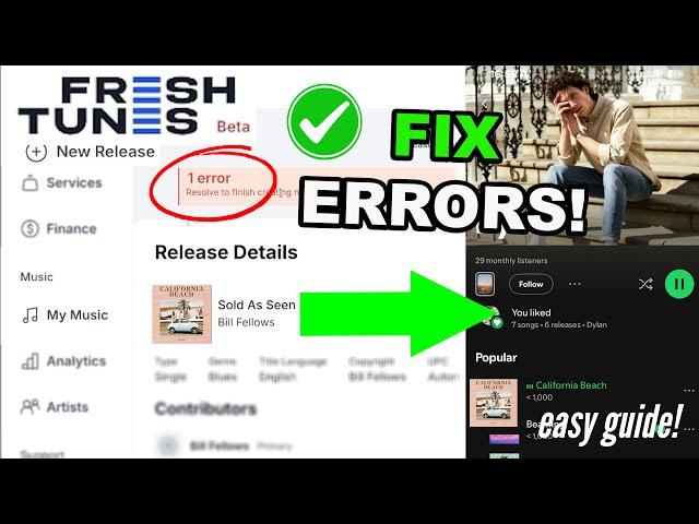 Troubleshooting Freshtunes: Why Your Music Isn’t Getting Released (Free Music Distribution 2025)