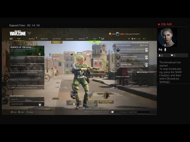 GreenEyez723's Live PS4 Broadcast