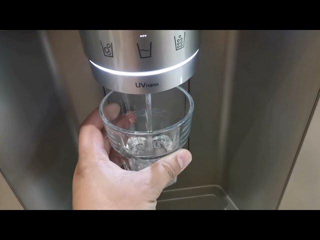 LG thinq fridge freezer instaview plumbing water supply from household water system mod: GSXV91BSAE