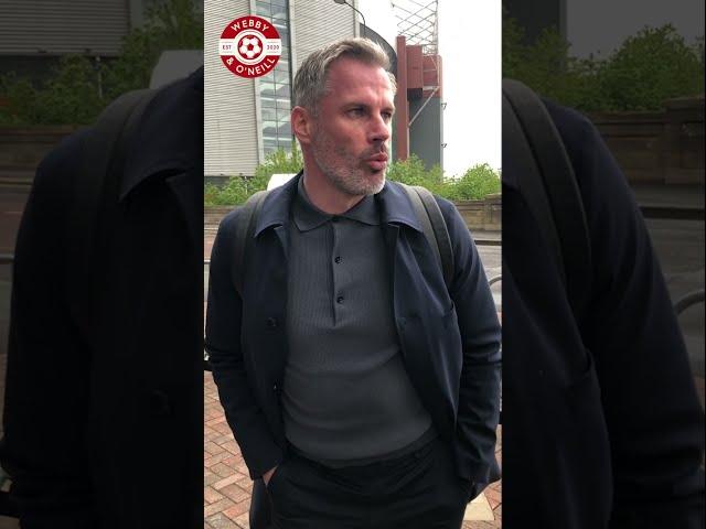 Jamie Carragher: Cheering for Manchester United!